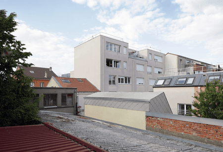 Elevation of a Family House in Bagnolet